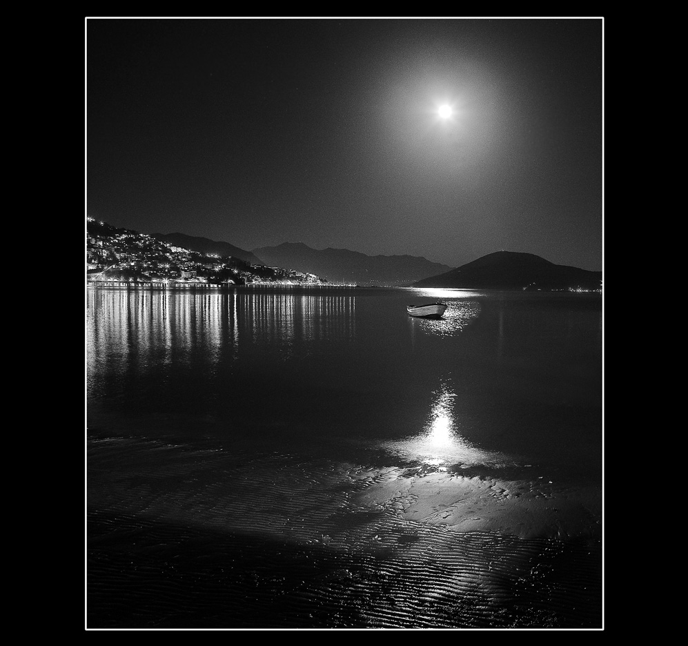 фото "Адриатика. Лунная дорожка" метки: пейзаж, ночь