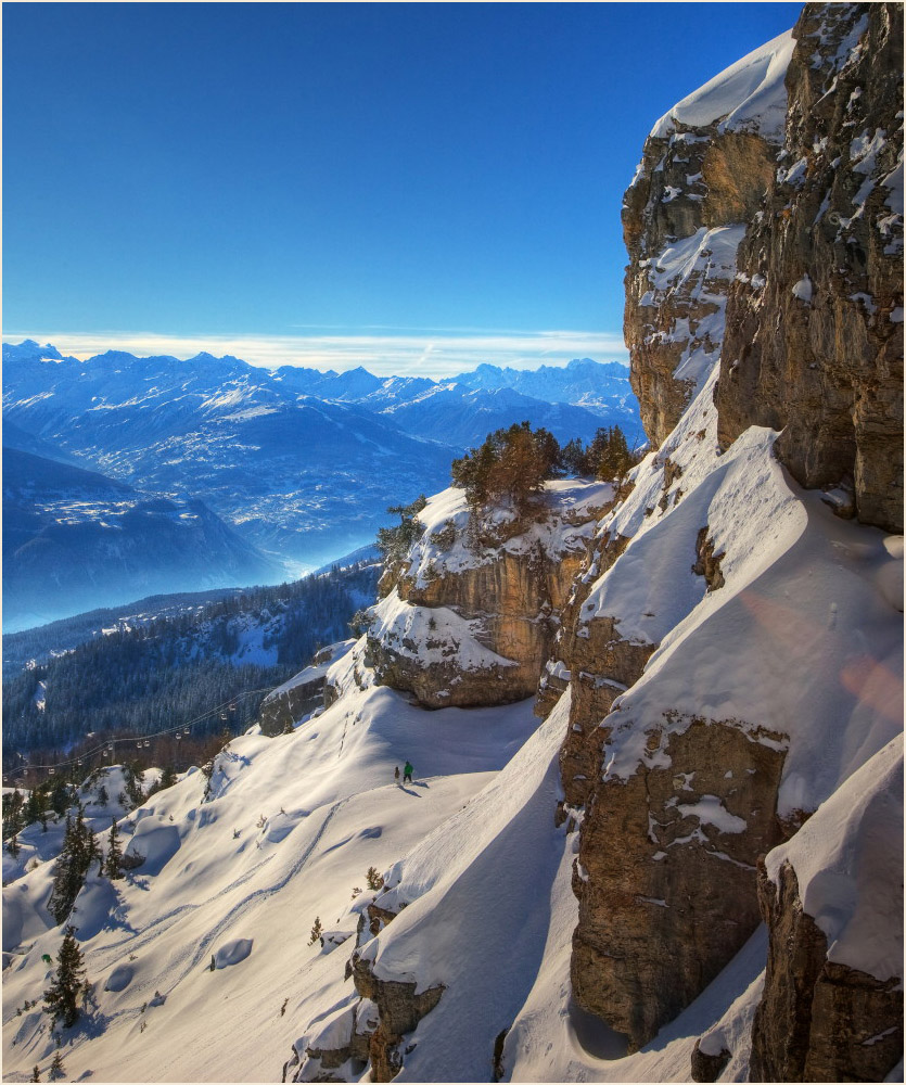 photo "The look from the top" tags: landscape, mountains, winter