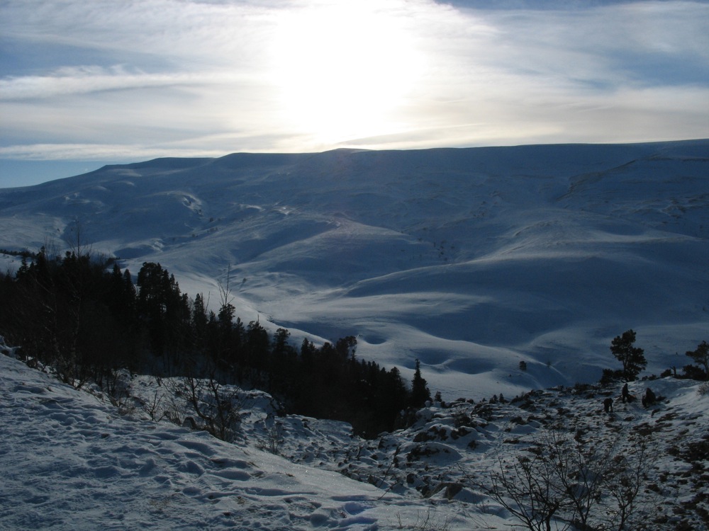 photo "Lago-Naki in Winter" tags: landscape, winter