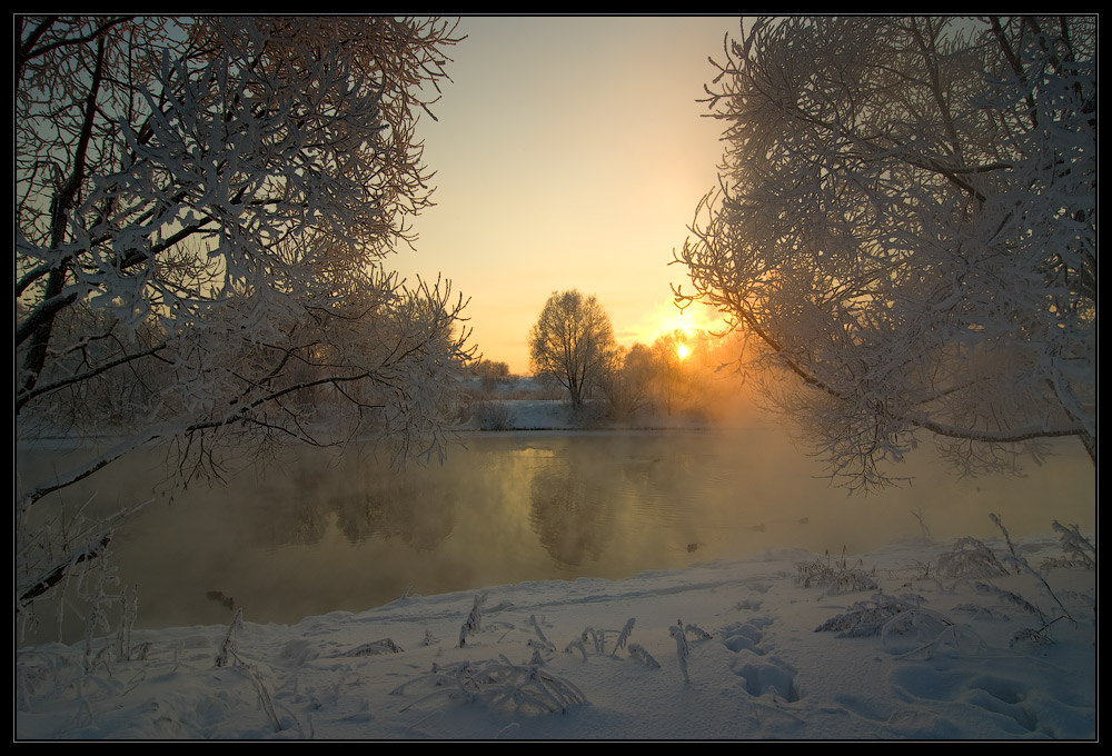 фото "***" метки: пейзаж, вода, зима