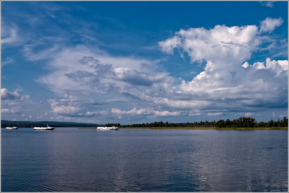 photo "***" tags: landscape, clouds, water