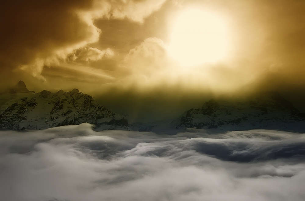 фото "Небесная бездна" метки: пейзаж, горы, облака