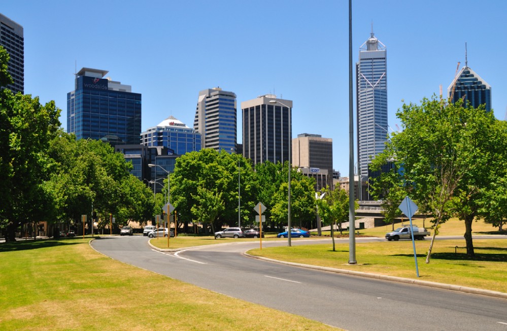photo "Perth City Skyline" tags: city, 