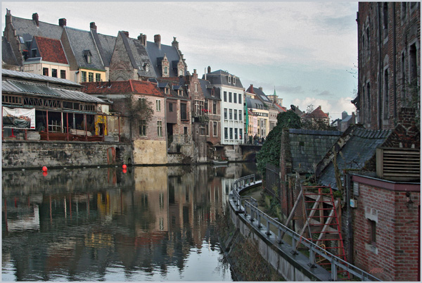 photo "Belgian scenery" tags: architecture, landscape, water