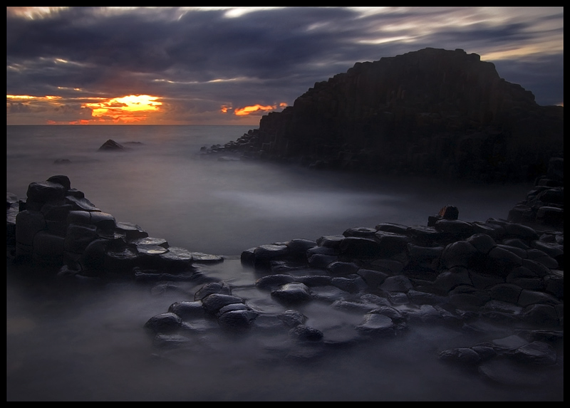 фото "Giant's Causeway" метки: пейзаж, закат