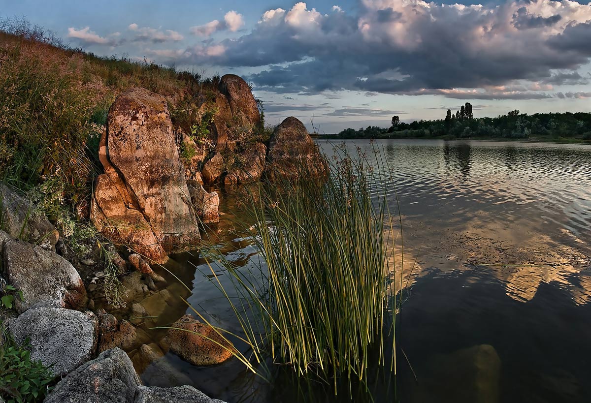фото "By a summer evening" метки: пейзаж, вода