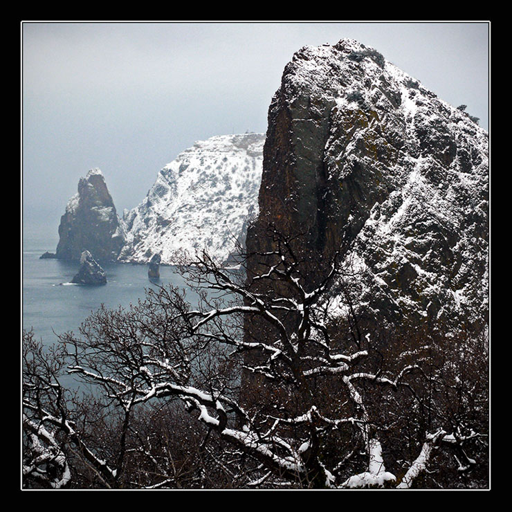 фото "мыс Фиолент" метки: пейзаж, зима