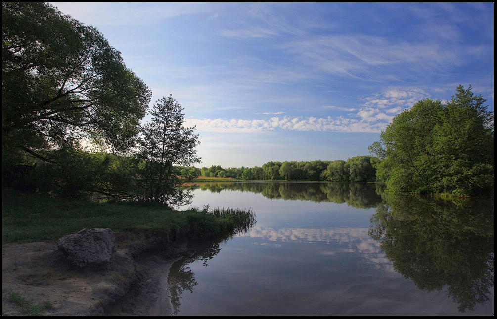 фото "Весеннее озеро" метки: пейзаж, весна, вода