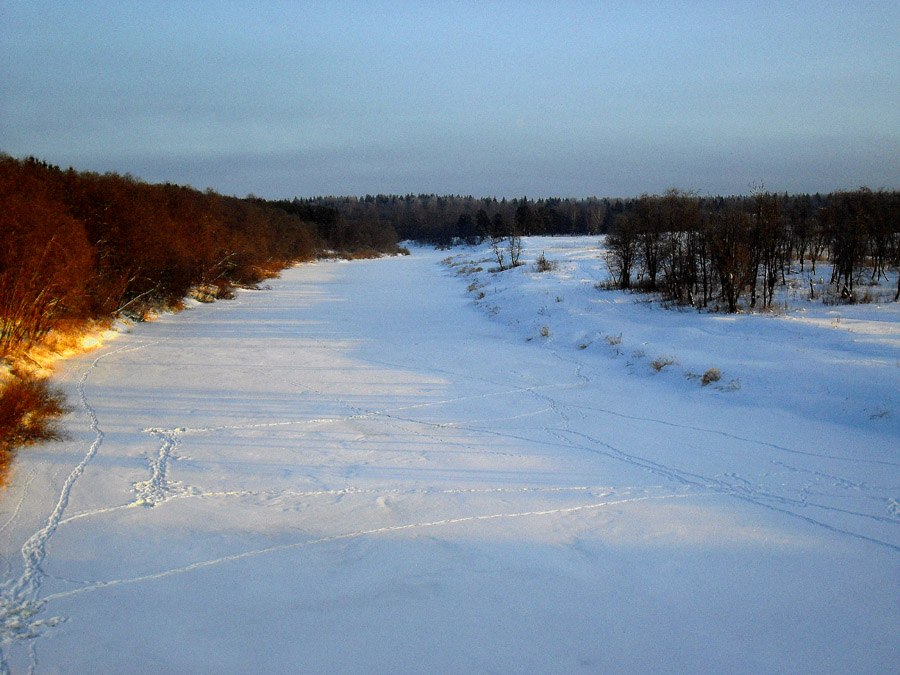 фото "Зимний рассвет над рекой." метки: портрет, 