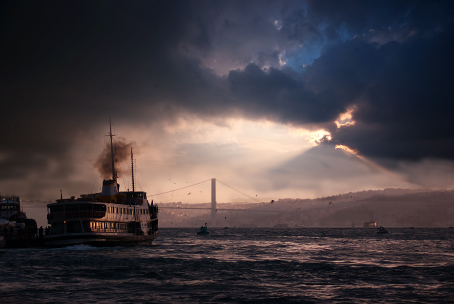 фото "morning ship..." метки: пейзаж, город, закат