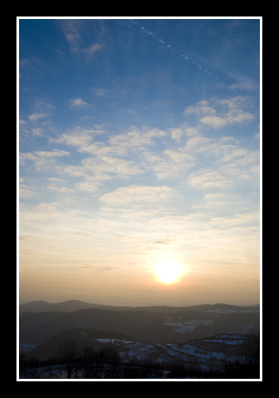 photo "Warming" tags: landscape, sunset