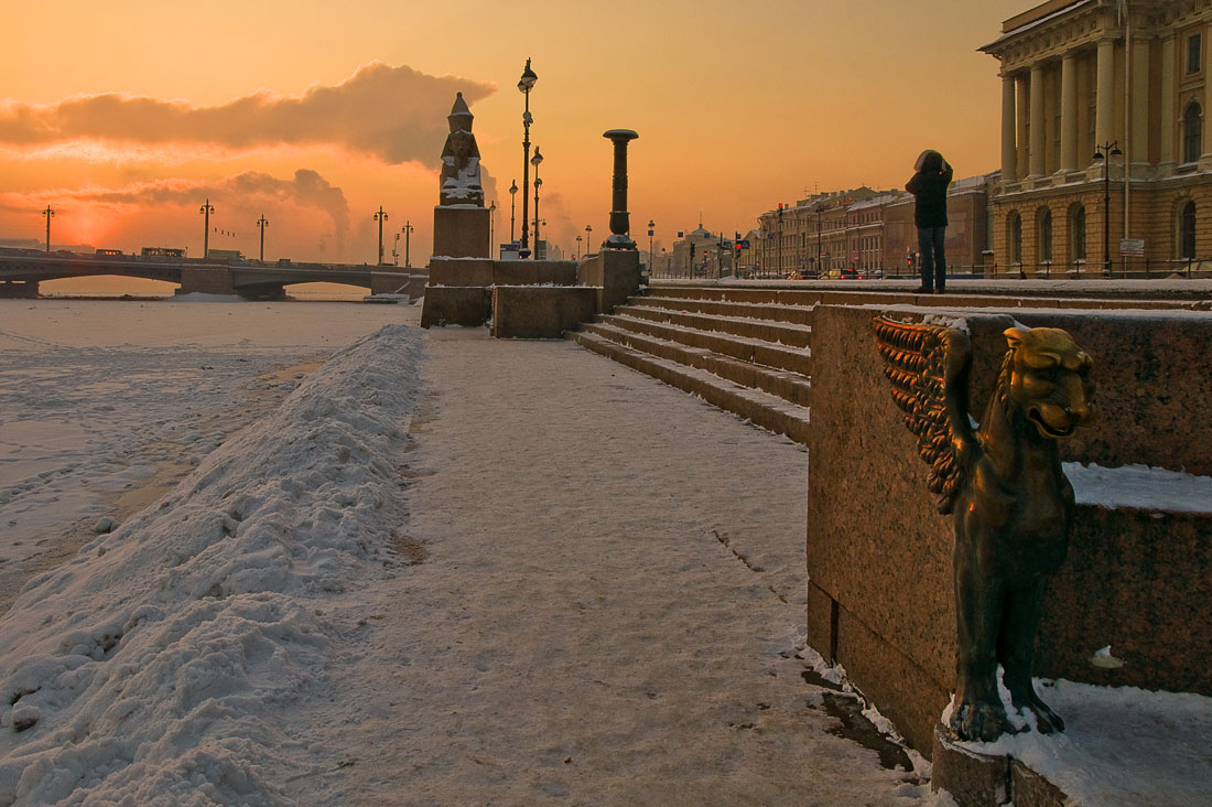 фото "зимний Петербург" метки: пейзаж, город, зима