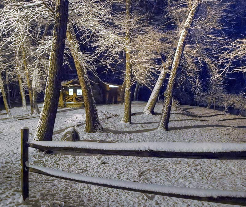 фото "Snow at night" метки: пейзаж, зима