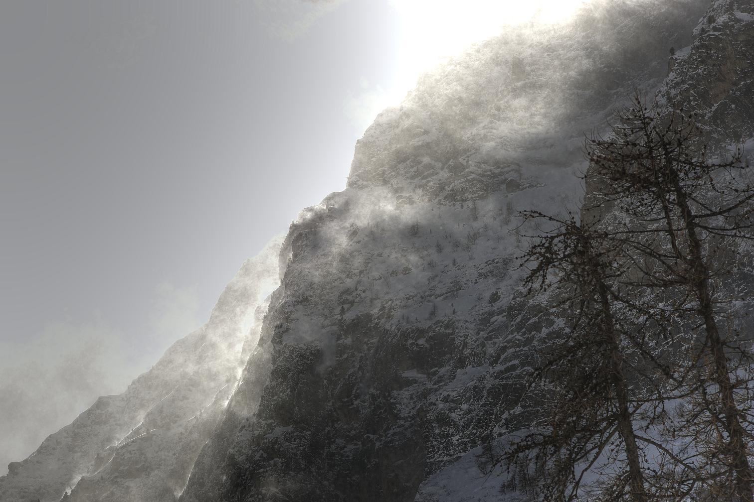 photo "High wind/light texture" tags: landscape, mountains