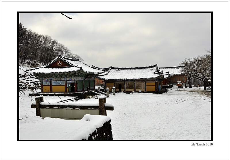 фото "Kwanumsa Buddhist Temple" метки: пейзаж, зима