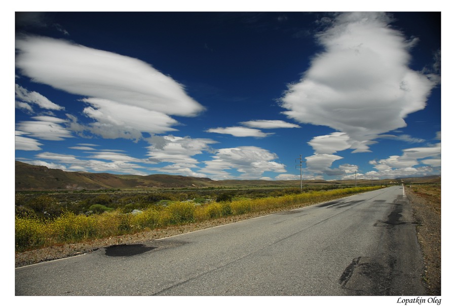 фото "Дороги Патагонии" метки: пейзаж, путешествия, Южная Америка, облака
