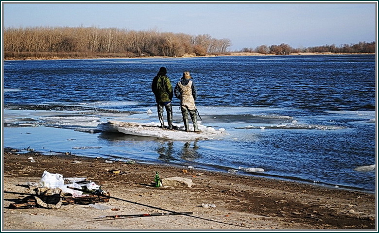 фото "Рыбаки на Дону" метки: пейзаж, весна, вода