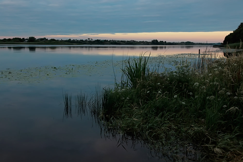photo "night lake" tags: landscape, sunset, water