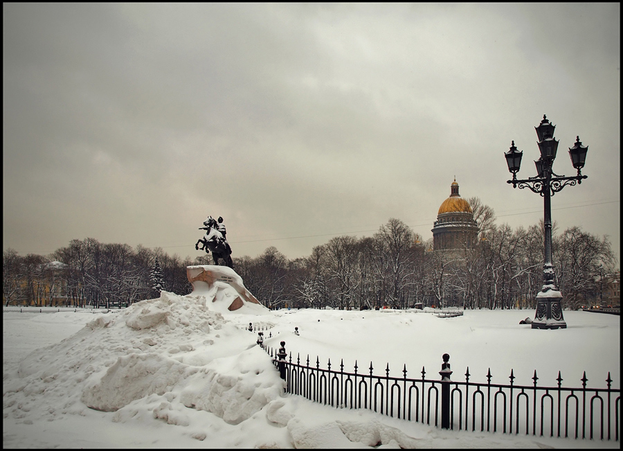 фото "по сугробам..." метки: архитектура, город, пейзаж, 