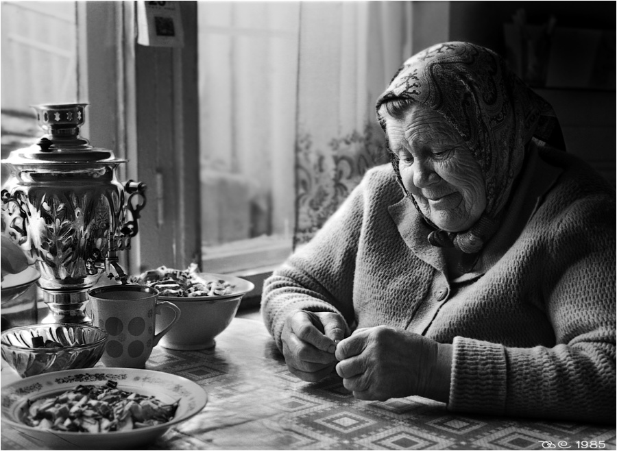 фото "У самовара. Вспомнилось..." метки: портрет, жанр, 