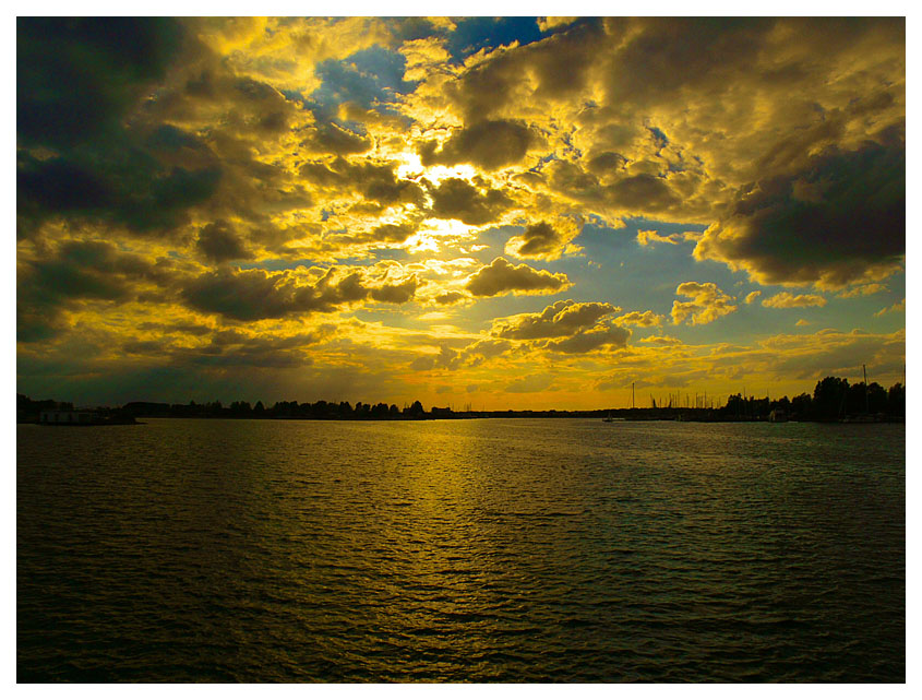 photo "Yellow Dream" tags: landscape, sunset, water