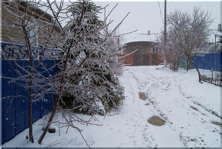 фото "10.03.10  Снег и гололёд!" метки: пейзаж, весна