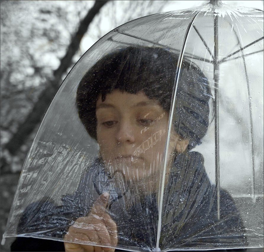 photo "waiting in the rain" tags: portrait, genre, woman