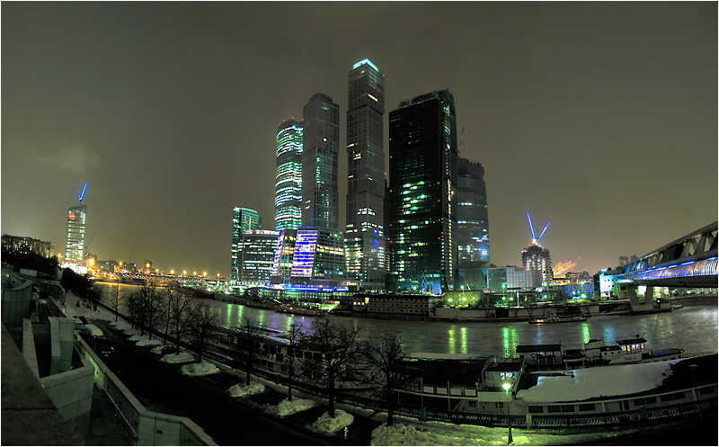 фото "Москва - город Контрастов..." метки: пейзаж, город, ночь