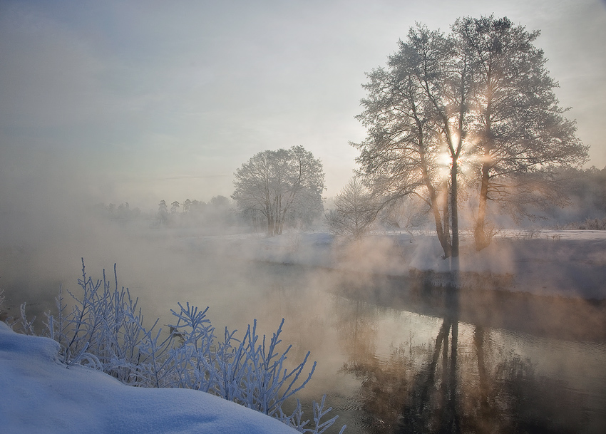 фото "Утренняя" метки: пейзаж, зима