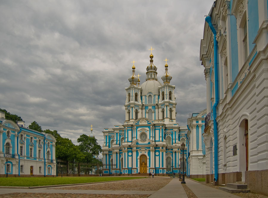 фото "Смольный собор" метки: архитектура, город, пейзаж, 