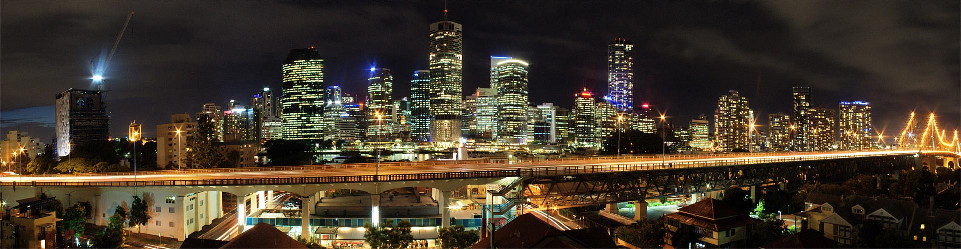 фото "Kangaroo Point Panorama" метки: панорама, путешествия, Австралия