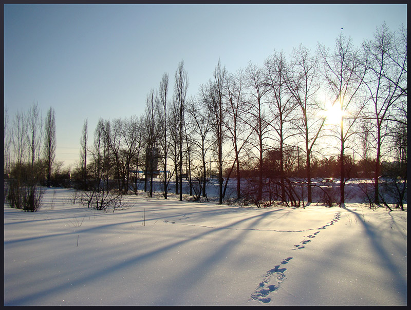 фото "Дорога к солнцу" метки: пейзаж, зима