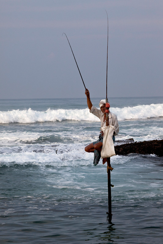 фото "Ланкийские рыбаки" метки: путешествия, репортаж, Азия