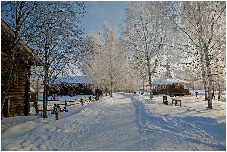 фото "Безлюдно" метки: пейзаж, архитектура, зима