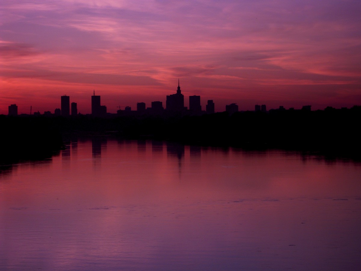 photo "Evening in Warsaw" tags: city, 