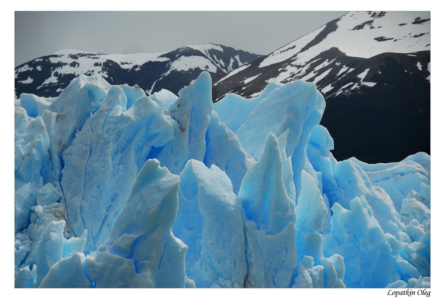 photo "blue sky coloure glacier" tags: travel, South America