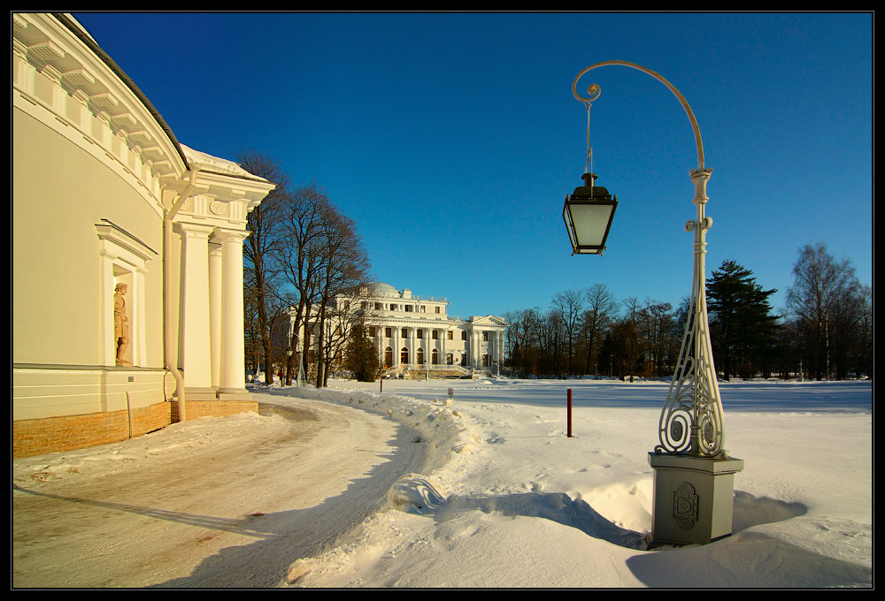 фото "Елагин дворец" метки: архитектура, пейзаж, зима