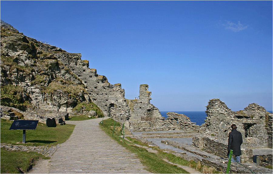 photo "Tintagel Castle." tags: architecture, landscape, 