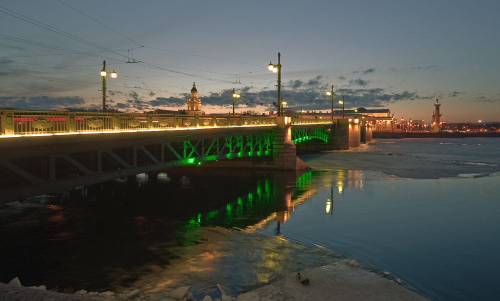 фото "Вечерний Питер" метки: архитектура, пейзаж, вода