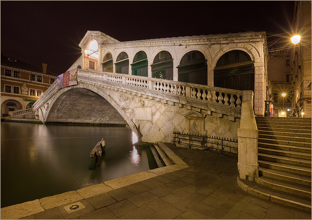 фото "Rialto" метки: архитектура, пейзаж, ночь