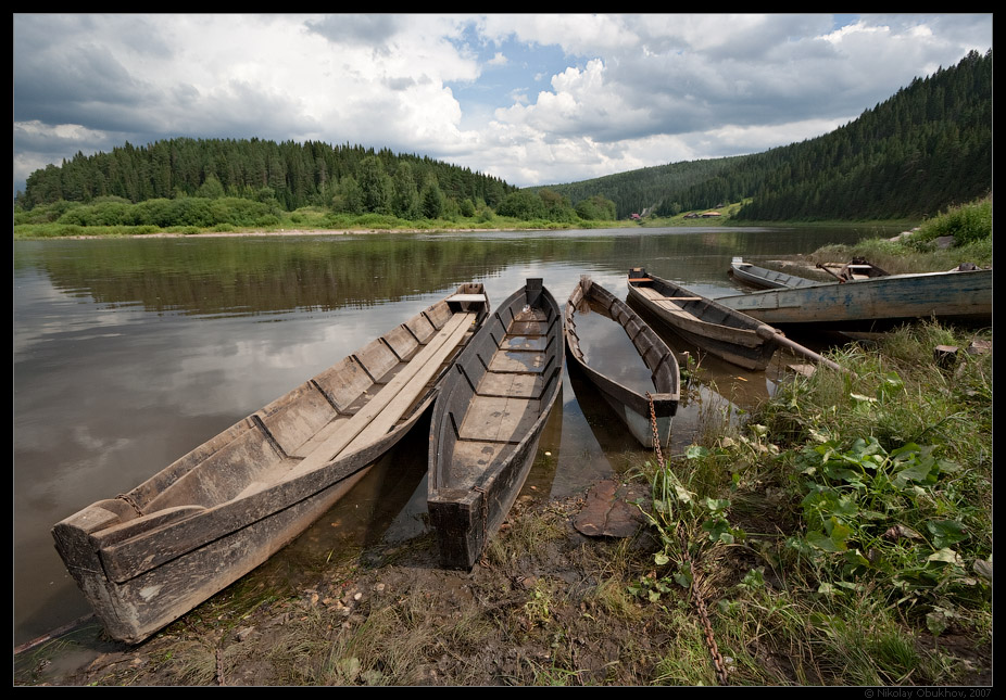 photo "Etude with boats / 0175_0126" tags: landscape, summer