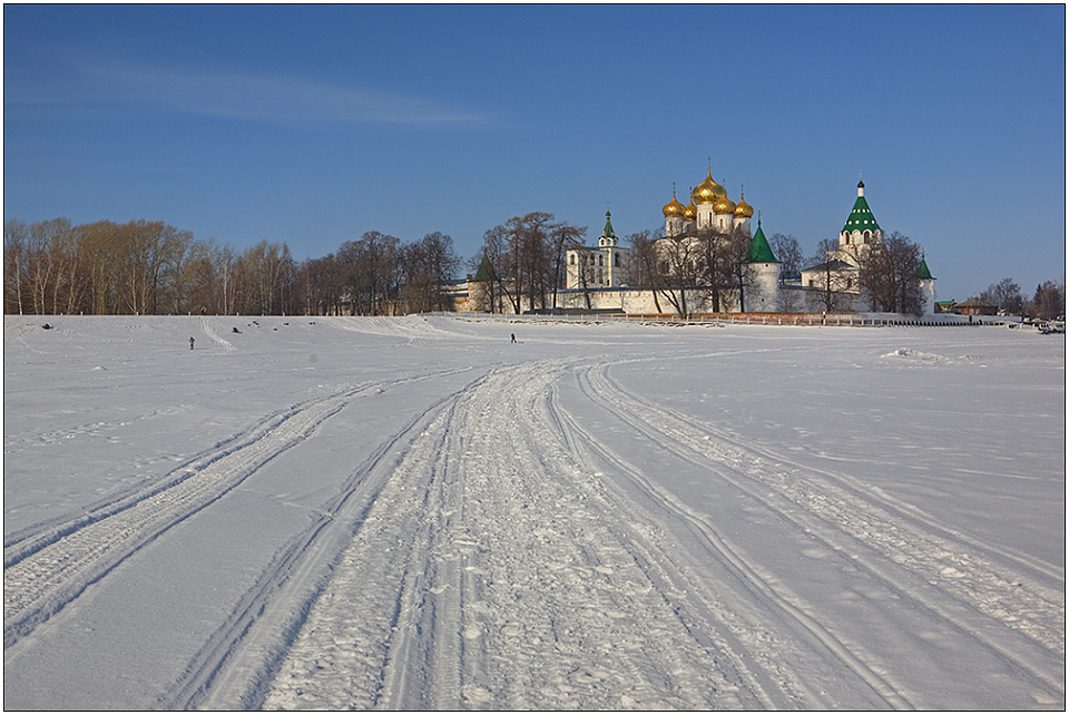 photo "The Volga track" tags: landscape, travel, Europe, winter