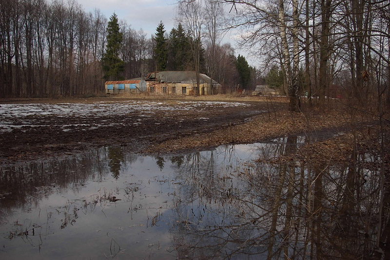 фото "Весенняя лужа." метки: пейзаж, весна, вода