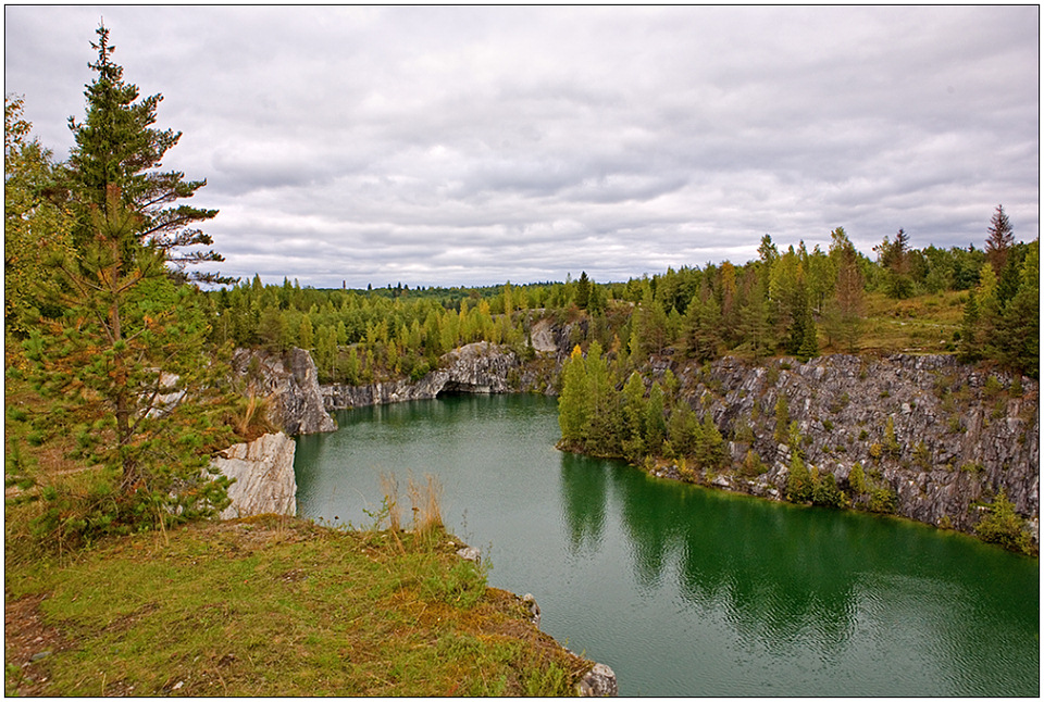 photo "Early autumn in Ruskeala" tags: landscape, autumn, water