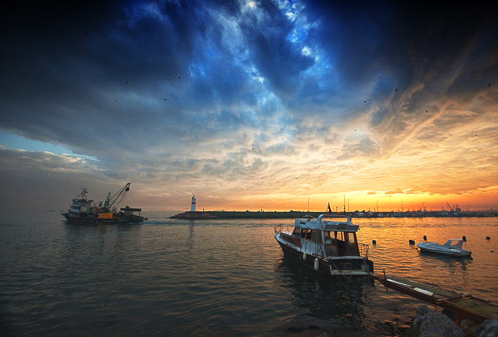 photo "leave and stay" tags: landscape, clouds, sunset