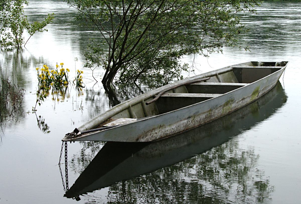 фото "boat on the river" метки: пейзаж, вода