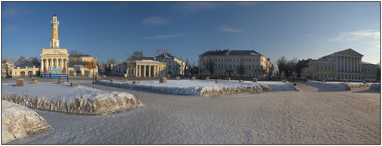 photo "The center of Kostroma" tags: panoramic, travel, Europe