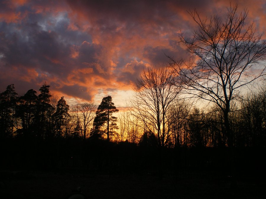 photo "Watercolor clouds" tags: landscape, spring, sunset