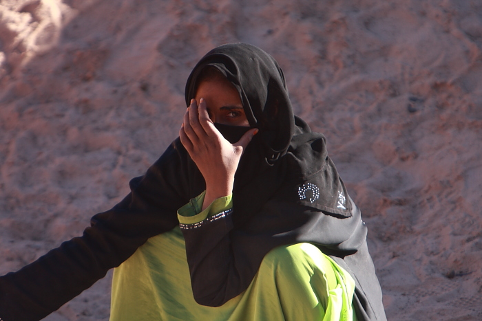 photo "Being aware" tags: travel, portrait, woman