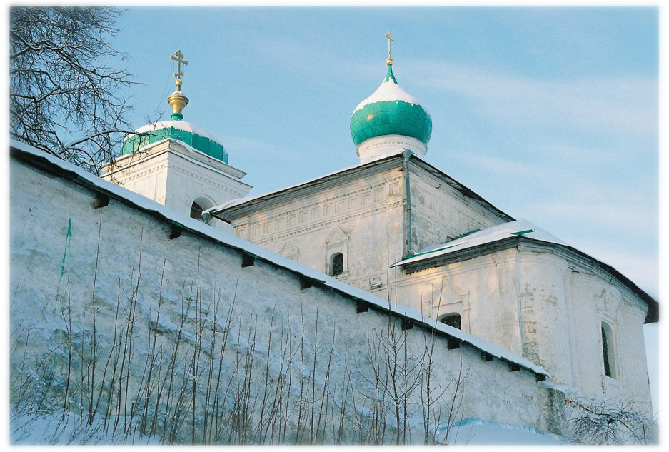 фото "мирожский монастырь" метки: архитектура, пейзаж, зима